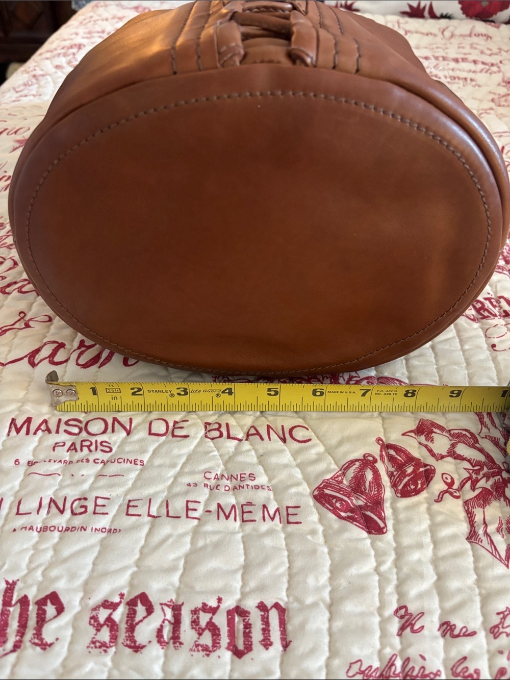 Authentic Vintage Salvatore Ferragamo Cognac Brown Leather Hobo/Bucket Bag - Picture 3 of 16